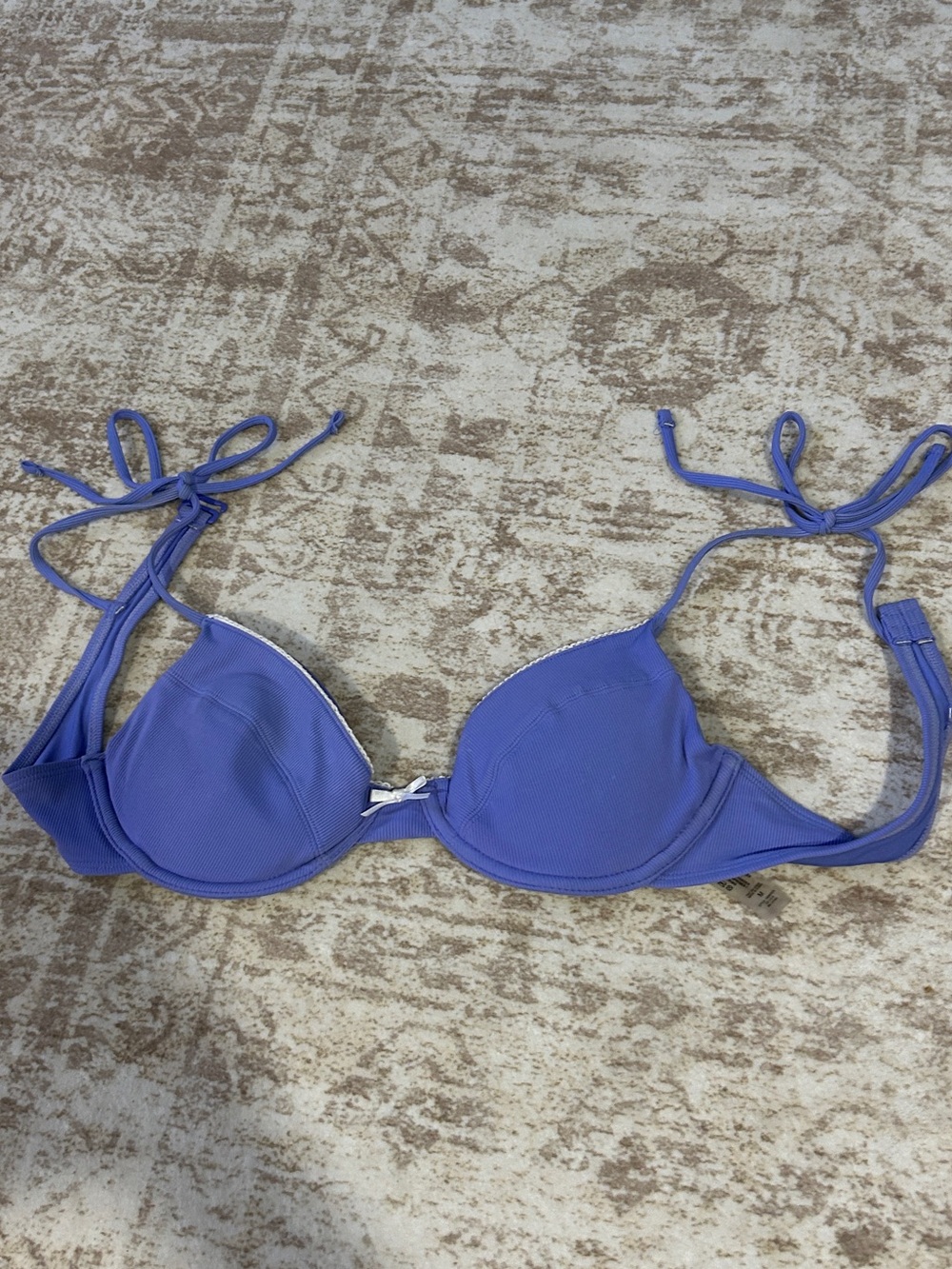 Garage Lavender Push-Up Bikini Top - Purple